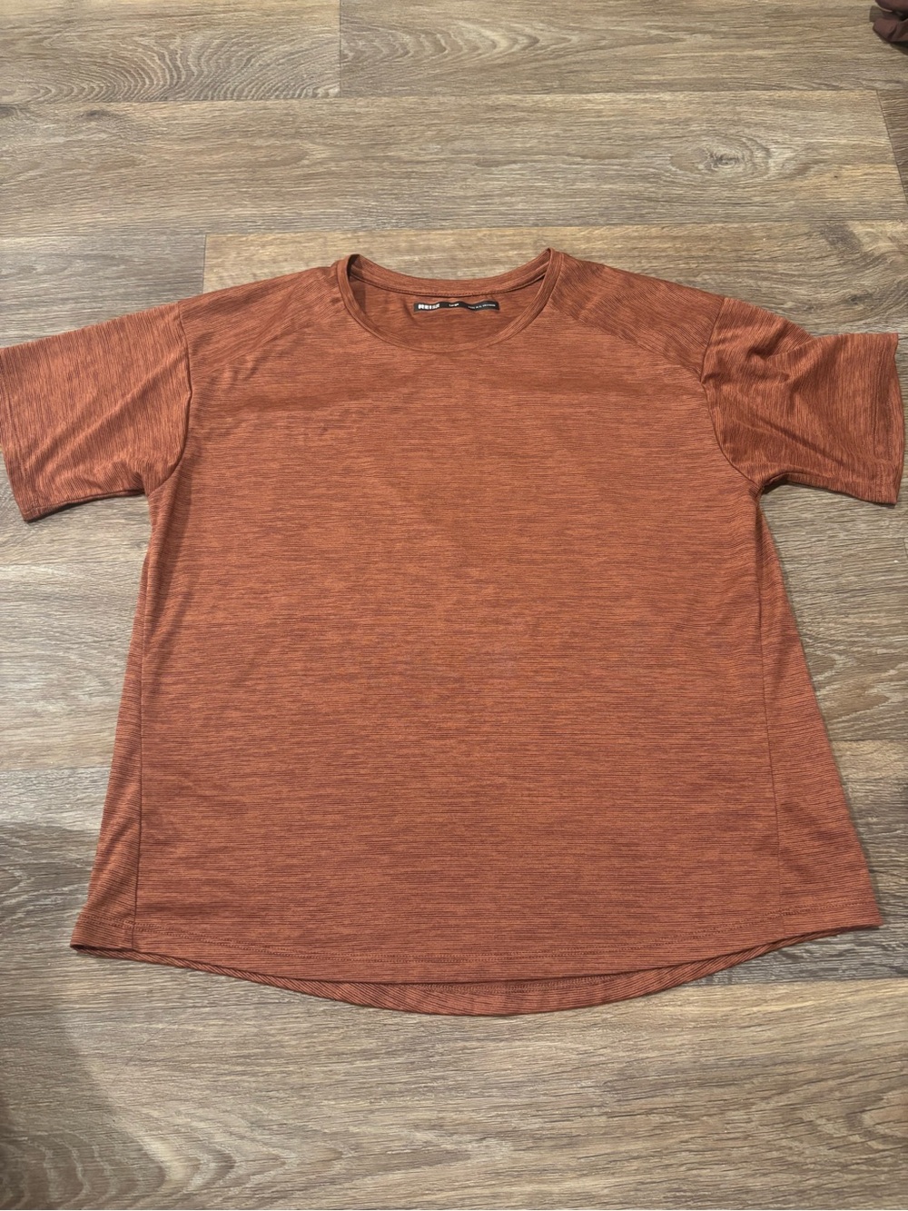 REI Co-op Active Pursuits Performance Tee Rust Heather Womens Large